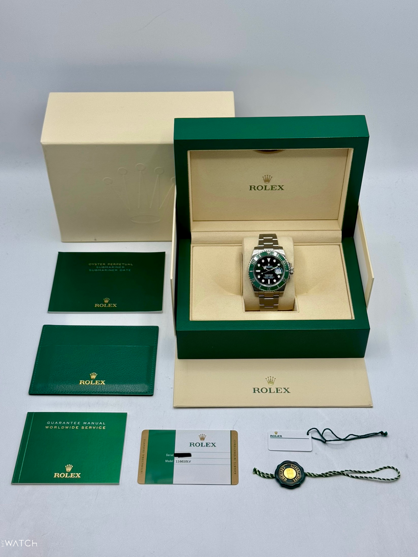 2019 Rolex Submariner “Hulk” 40mm  Green Dial