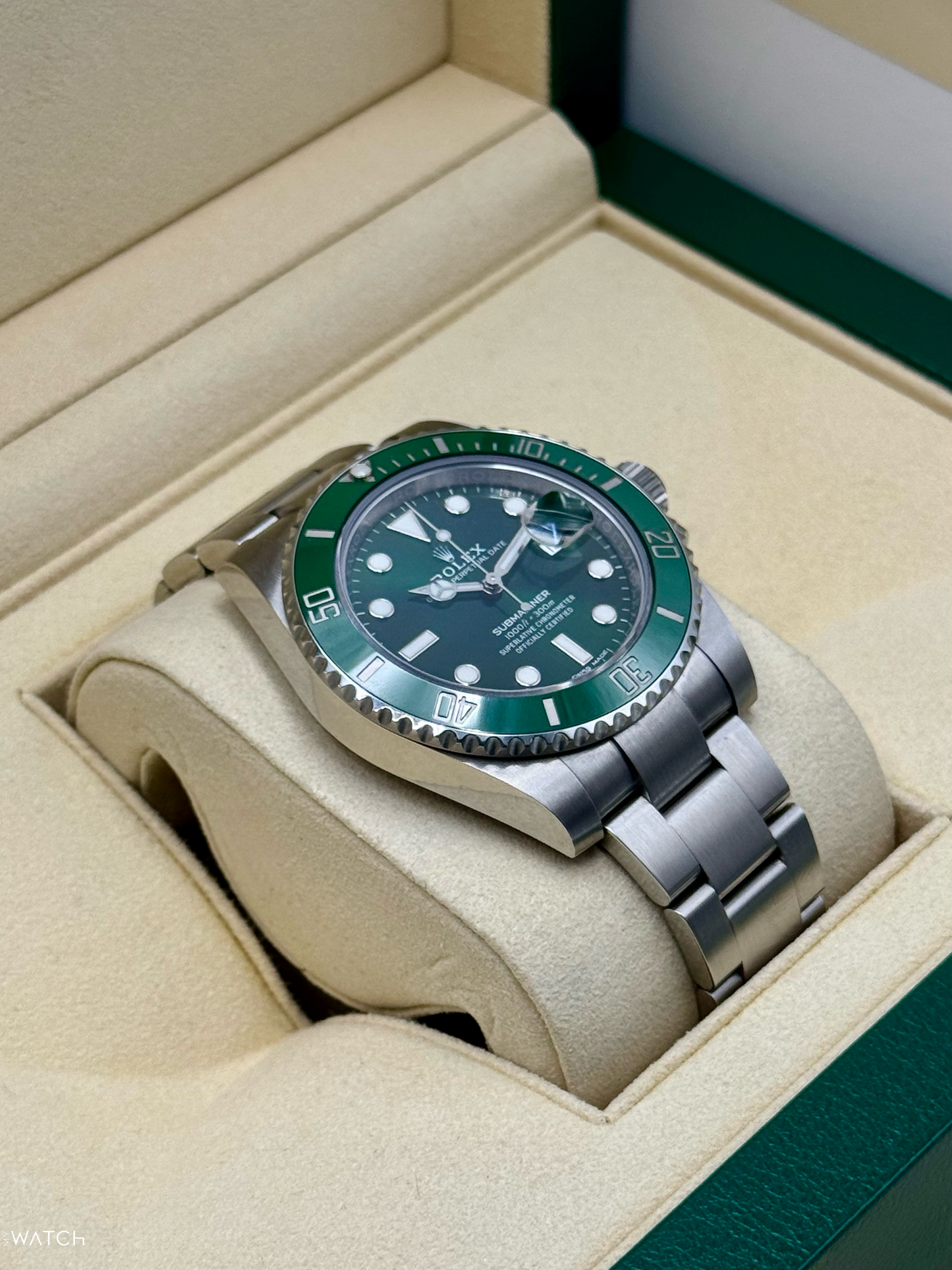 2019 Rolex Submariner “Hulk” 40mm  Green Dial