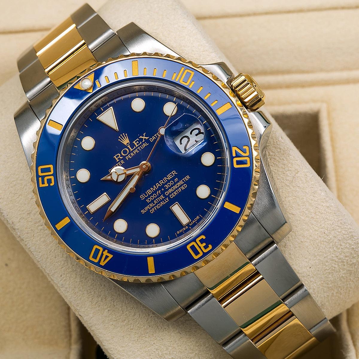 2025 Rolex Submariner "Bluesy" 41mm  Two-Tone Blue Dial