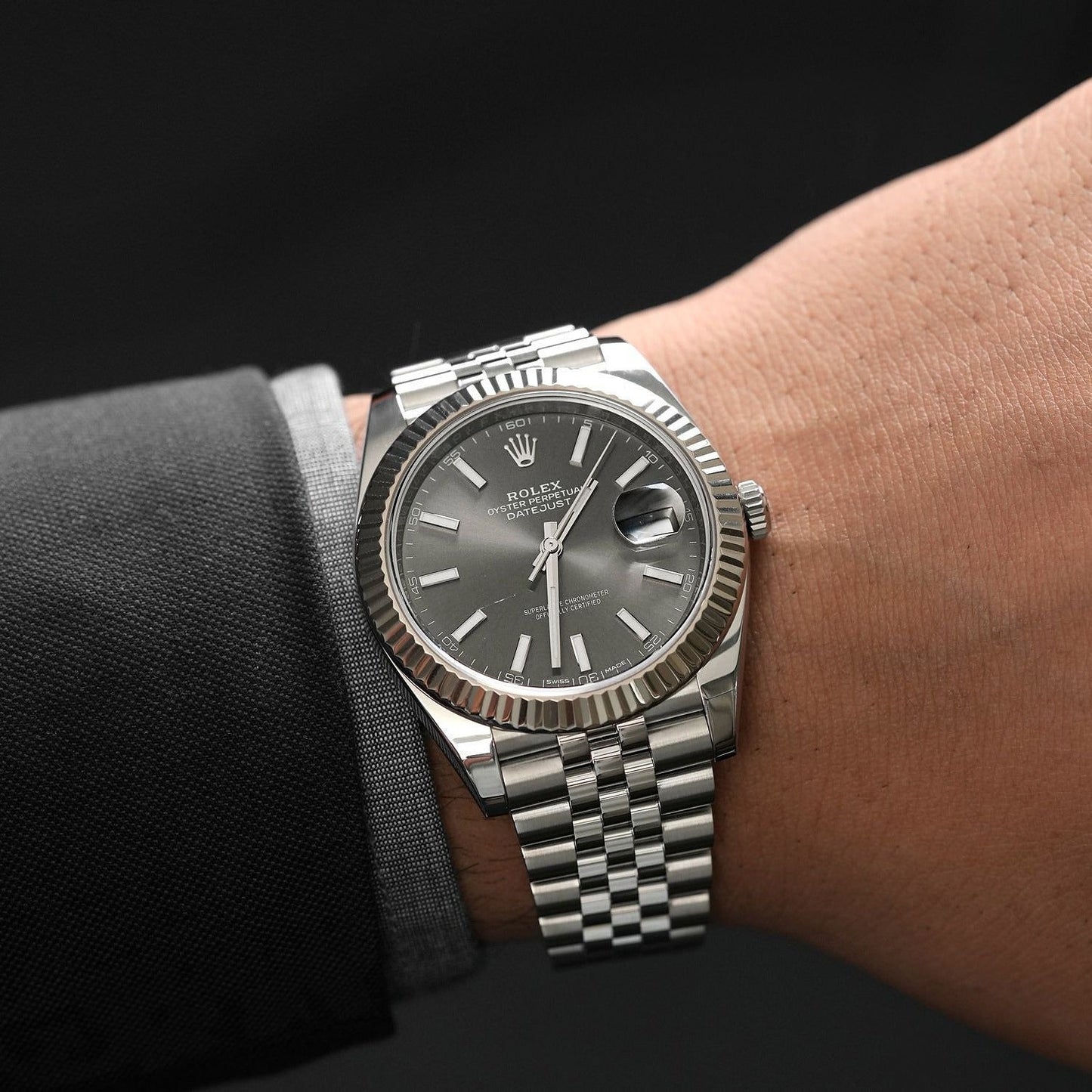 Rolex DateJust Silver